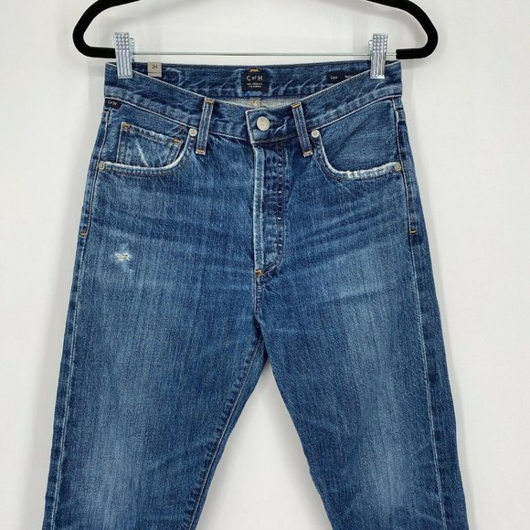 Citizens of Humanity Liya Classic Fit Jeans Size 24 High Rise Cotton Denim Blue - Picture 2 of 12